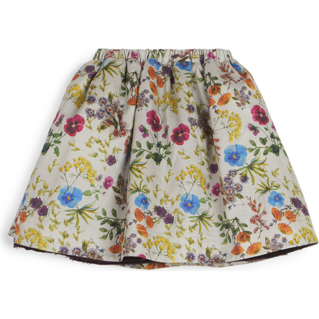 Alberta Burgundy Flowers - Skirts - 4