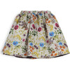 Alberta Burgundy Flowers - Skirts - 4 - thumbnail