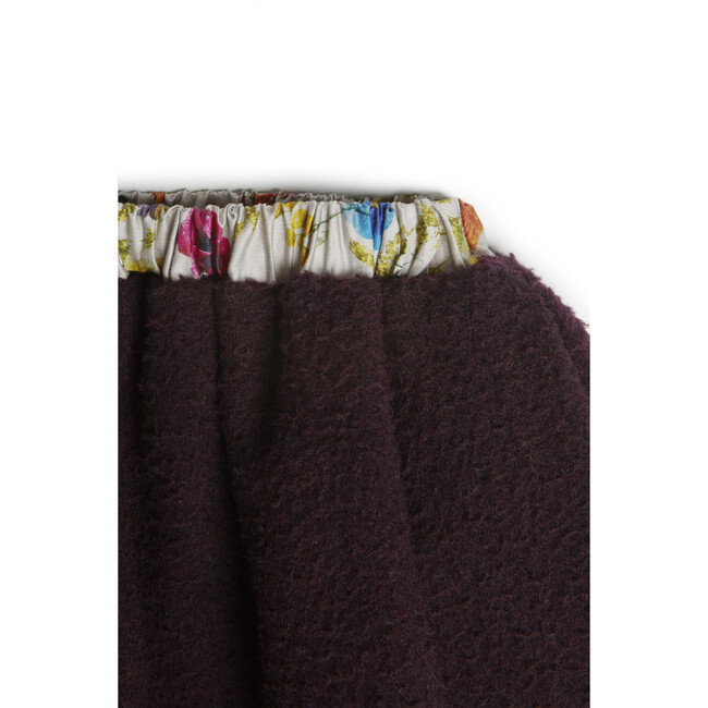 Alberta Burgundy Flowers - Skirts - 5