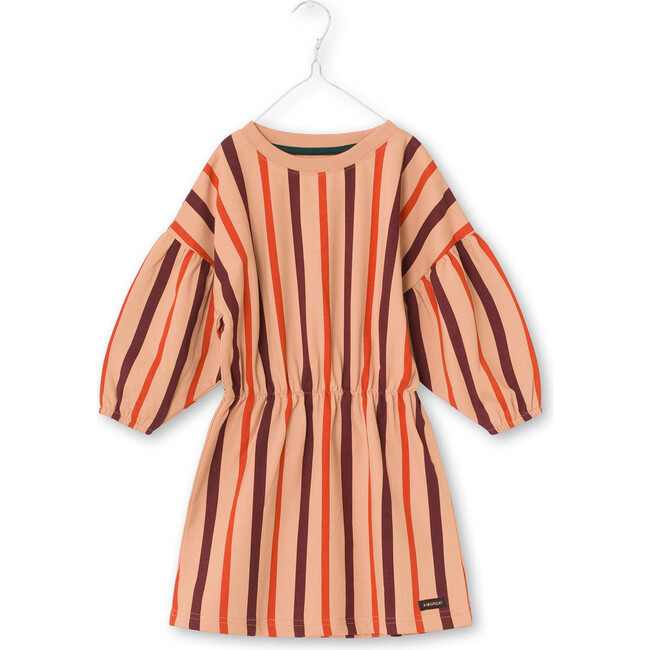 Nanna Dress, Toasted Nut Stripe - Dresses - 1