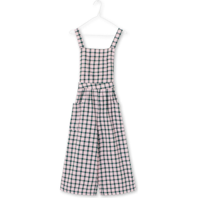 Bellis Overall, Dawn Pink Check