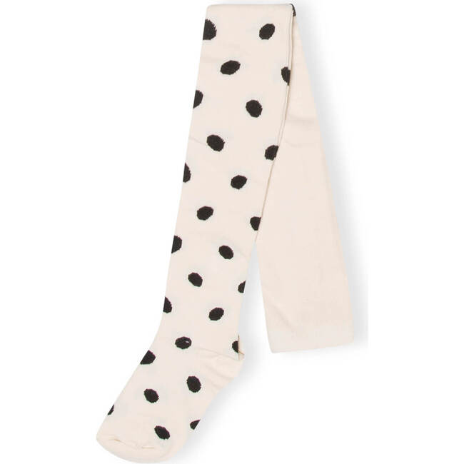 Tippie Stockings, Dot Print Buttercream