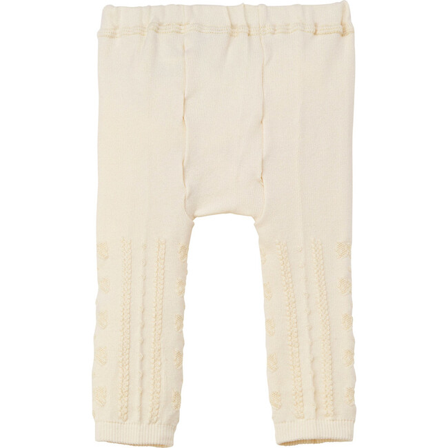 Lovely Cable-Knit Leggings, Ivory
