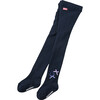 Lovely Three Ribbon Tights, Navy - Tights - 1 - thumbnail