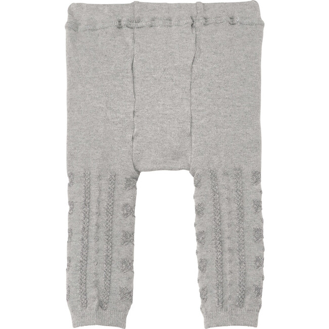 Lovely Cable-Knit Leggings, Grey