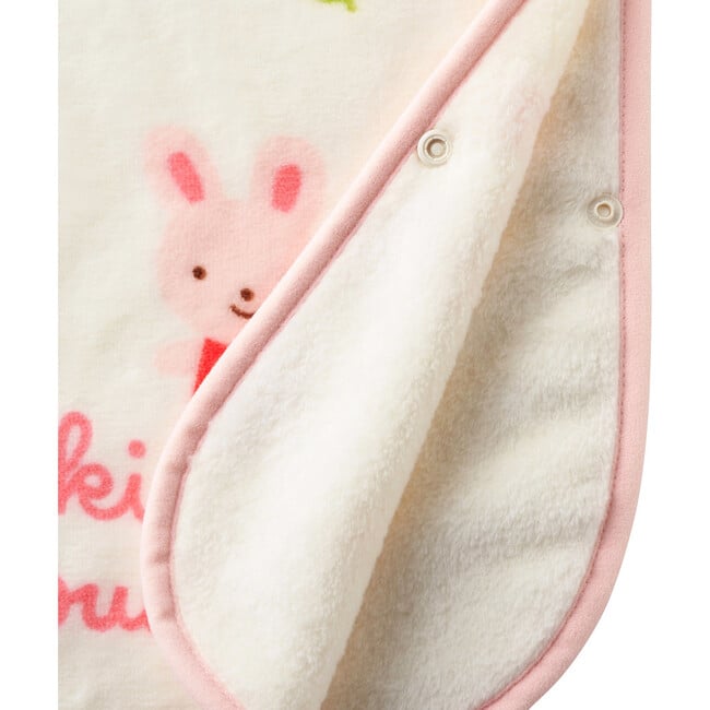 Usako Flower Garden Cotton Sleeping Blanket, Pink - Sleepbags - 3