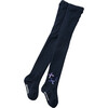 Lovely Three Ribbon Tights, Navy - Tights - 2