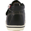 Faux-Laced Leather High Tops, Black - Boots - 2