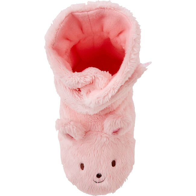 Micro Faux Fur Booties, Pink - Booties - 3