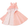 Micro Faux Fur Baby Poncho, Pink - Robes - 6