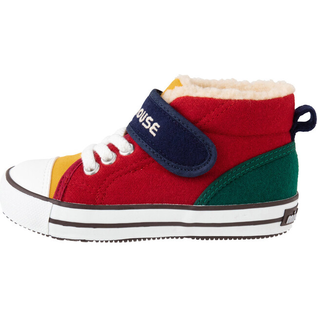 Sherpa-Lined High Top Sneaker, Multi - Sneakers - 4