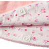Micro Faux Fur Baby Poncho, Pink - Robes - 7