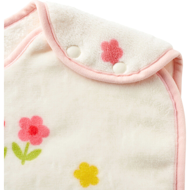 Usako Flower Garden Cotton Sleeping Blanket, Pink - Sleepbags - 7
