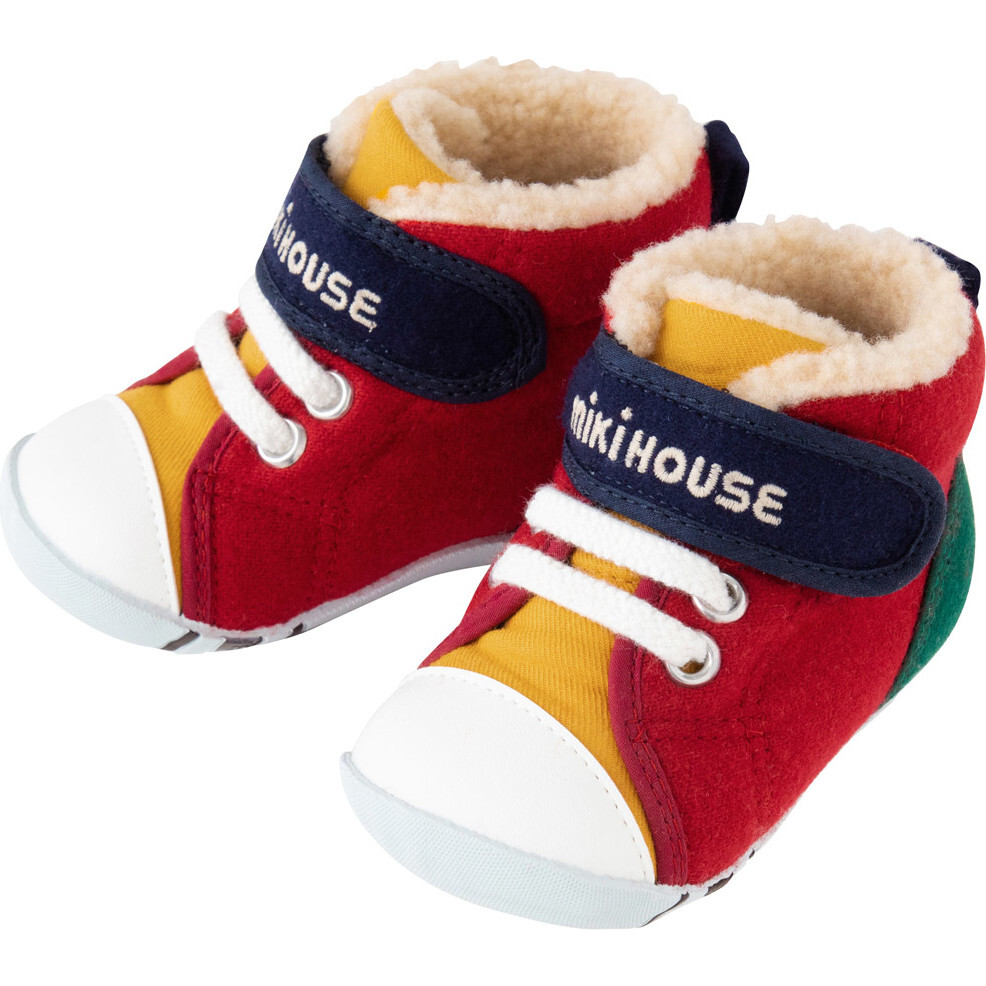 Sherpa-Lined High Top First Walker Shoes, Multi - Sneakers - 1