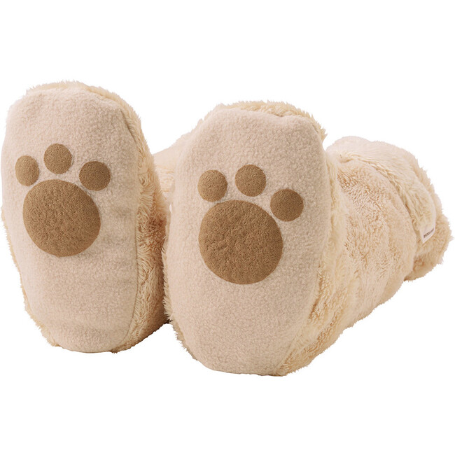 Micro Faux Fur Booties, Beige - Booties - 5