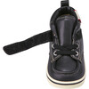 Faux-Laced Leather High Tops, Black - Boots - 7