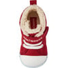 Sherpa-Lined High Top First Walker Shoes, Red - Sneakers - 3