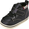 Faux-Laced Leather High Tops, Black - Boots - 8