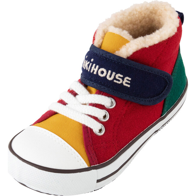 Sherpa-Lined High Top Sneaker, Multi - Sneakers - 8