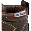Faux-Laced Leather High Tops, Brown - Boots - 9 - thumbnail