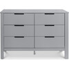 Colby 6-Drawer Double Dresser, Grey Finish - Dressers - 1 - thumbnail