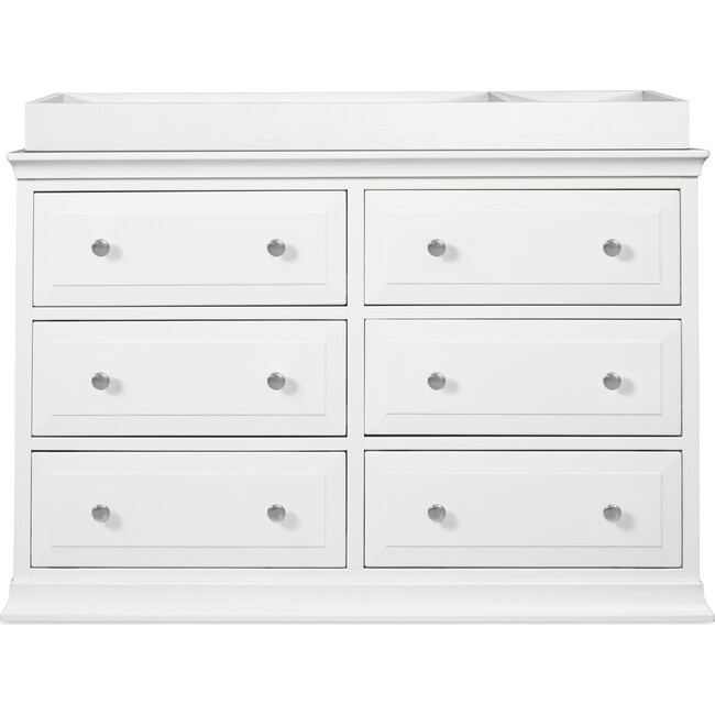 Davinci Signature 6-Drawer Double Dresser, White - Dressers - 1