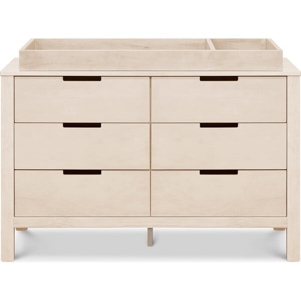 Colby 6 Drawer Double Dresser Washed Natural Carter s by daVinci