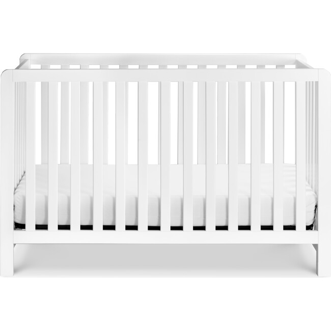 Colby 4-in-1 Low-profile Convertible Crib, White Finish