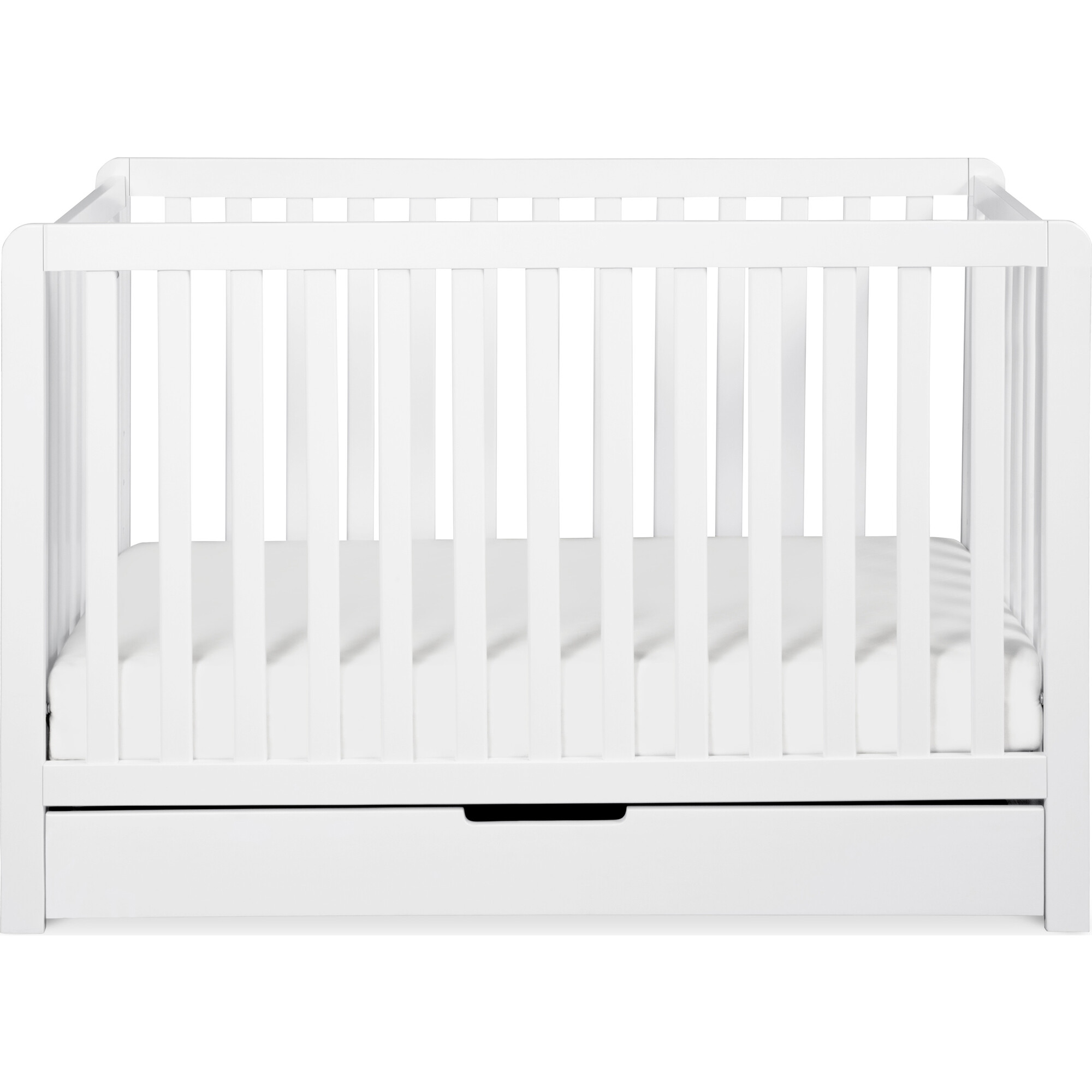 Colby 4 in 1 Convertible Crib With Trundle Drawer White