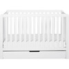 Colby 4-in-1 Convertible Crib With Trundle Drawer, White - Cribs - 1 - thumbnail