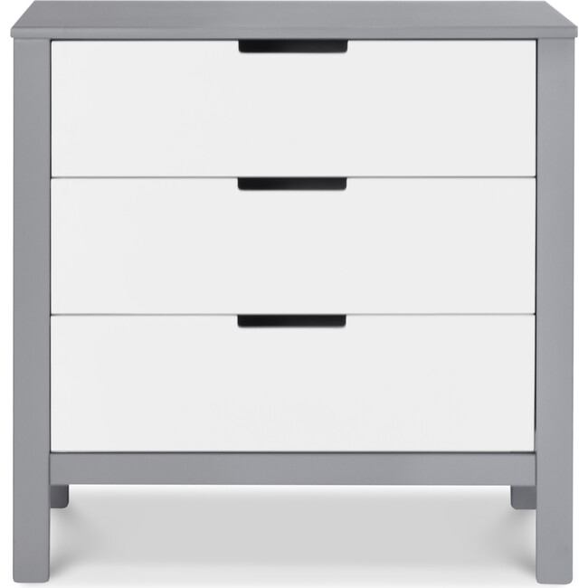 Colby 3-drawer Dresser, Grey and White - Dressers - 1