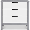 Colby 3-drawer Dresser, Grey and White - Dressers - 1 - thumbnail