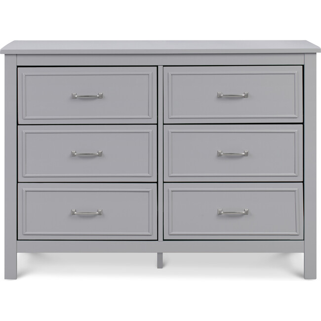 Charlie 6-Drawer Double Dresser, Grey