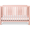 Colby 4-in-1 Low-profile Convertible Crib, Petal Pink - Cribs - 1 - thumbnail