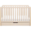 Colby 4-in-1 Convertible Crib With Trundle Drawer, Washed Natural - Cribs - 1 - thumbnail