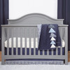 Nolan 4-in-1 Convertible Crib, Grey - Cribs - 2