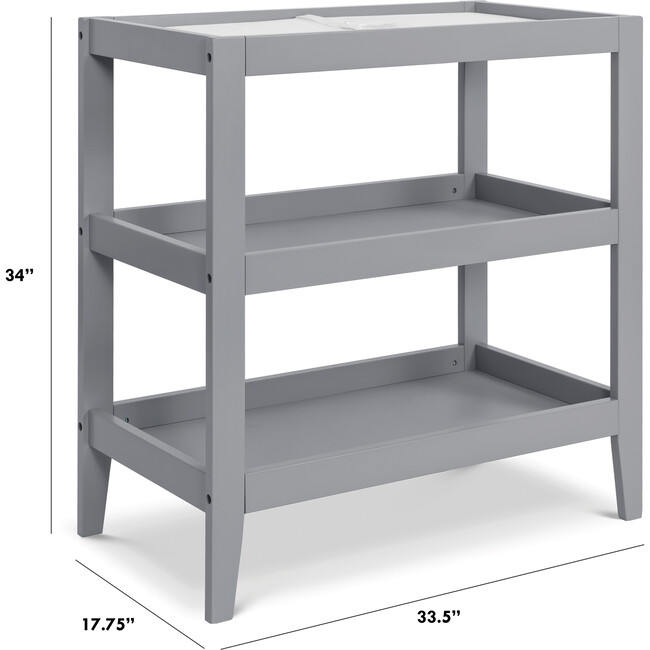 Colby Changing Table, Grey - Changing Tables - 3