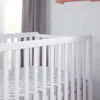 Colby 4-in-1 Low-profile Convertible Crib, White Finish - Cribs - 3