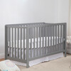 Colby 4-in-1 Low-profile Convertible Crib, Grey - Cribs - 3 - thumbnail
