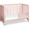 Colby 4-in-1 Low-profile Convertible Crib, Petal Pink - Cribs - 2