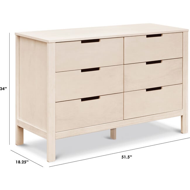 Colby 6-Drawer Double Dresser, Washed Natural - Dressers - 4