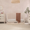 Colby 4-in-1 Convertible Crib With Trundle Drawer, Washed Natural - Cribs - 2 - thumbnail