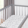 Colby 4-in-1 Low-profile Convertible Crib, Grey and White - Cribs - 4