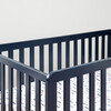 Colby 4-in-1 Low-profile Convertible Crib, Navy - Cribs - 4