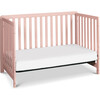 Colby 4-in-1 Low-profile Convertible Crib, Petal Pink - Cribs - 3 - thumbnail