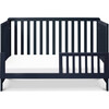 Colby 4-in-1 Low-profile Convertible Crib, Navy - Cribs - 5