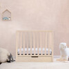 Colby 4-in-1 Convertible Mini Crib With Trundle, Washed Natural - Cribs - 2