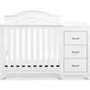 Charlie 4-in-1 Convertible Mini Crib & Changer, White - Cribs - 1 - thumbnail