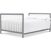 Colby 4-in-1 Low-profile Convertible Crib, Grey and White - Cribs - 7