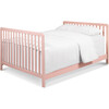 Colby 4-in-1 Low-profile Convertible Crib, Petal Pink - Cribs - 4 - thumbnail